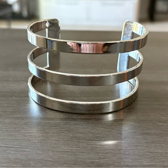 Jewelry - Silver 3 Line Cuff Bracelet